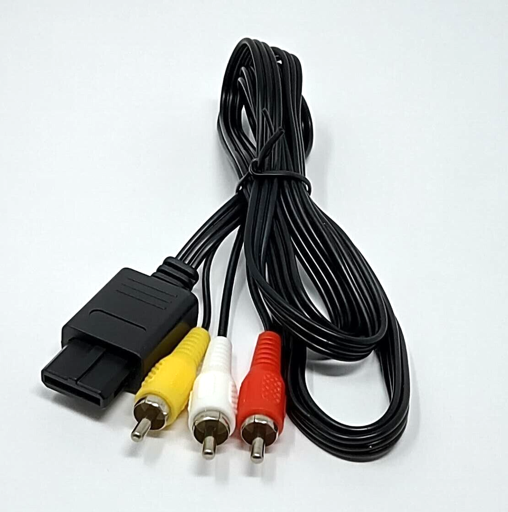 Old Skool 6ft AV Cable for Nintendo 64 / Game Cube / SNES