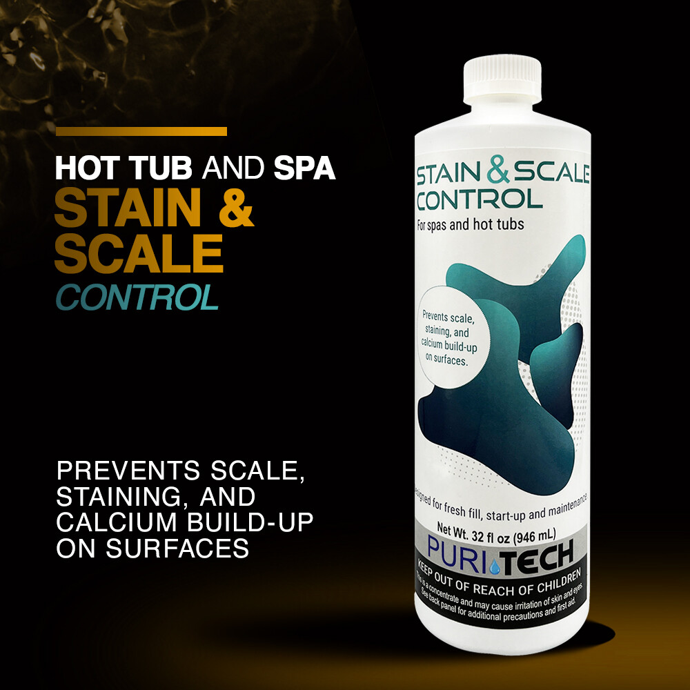 Puri Tech Spa Stain & Scale Control 2 Pack Prevents Scale Staining and Calcium