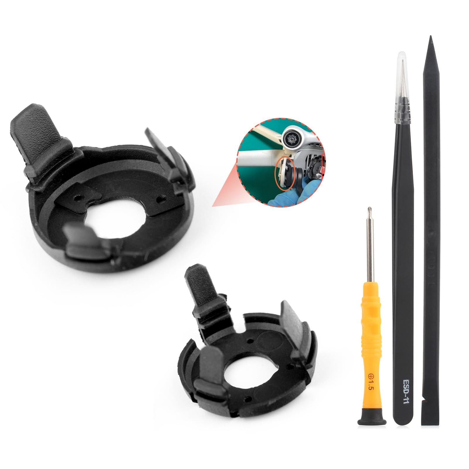 Replacement for DJI Mini 3 Gimbal Shock Absorption Rubber Black-Short