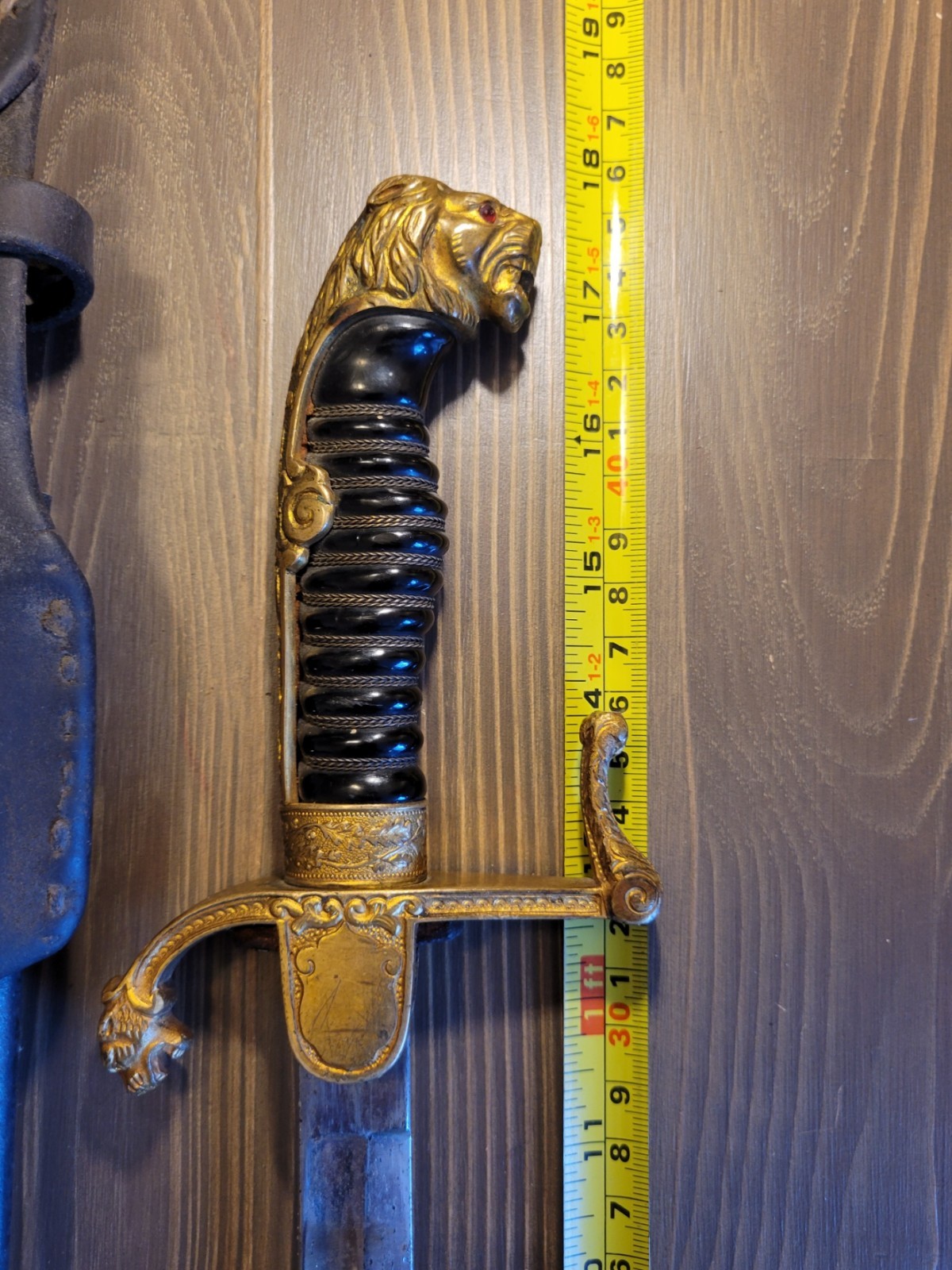 Baron Modified German WWI Lion's Head Saber Dagger Sheath