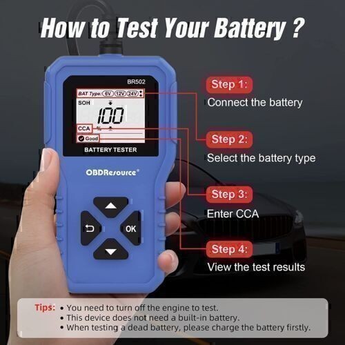 Battery Tester Charging System Analyzer For Yuasa YIX30L