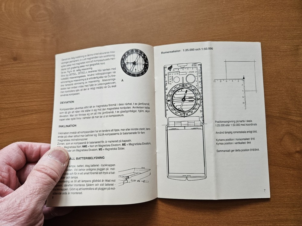 Silva Sighting Compass Model 25 Manual