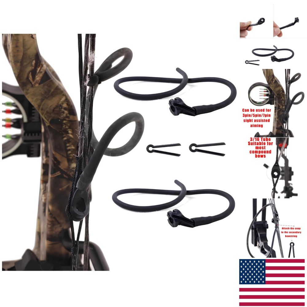 Complete Archery Bowstring Kit: Peep Sight, Separator Tool & Serving Thread