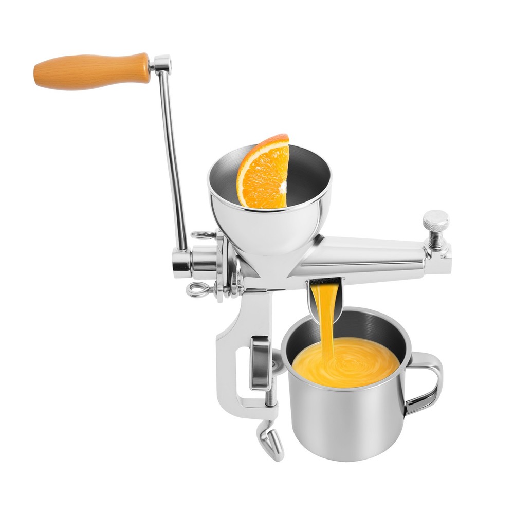 Manual Wheatgrass Juicer Hand Press Wheat Grass Fruit Juicing Extractor Silver