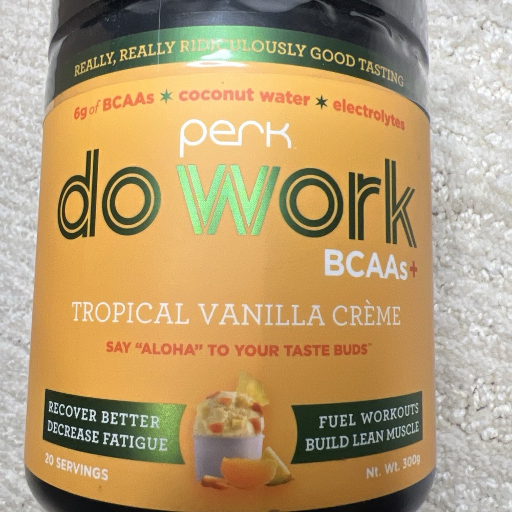 Perk Do Work Tropical Vanilla Crème BCAAs