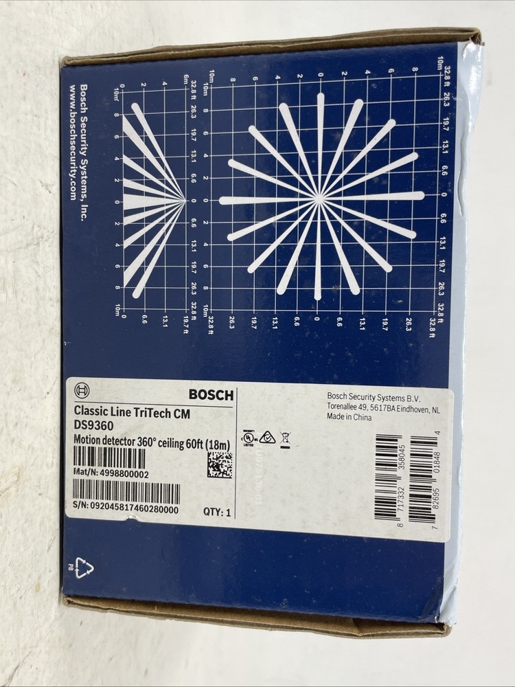 Bosch DS9360 Panoramic TriTech PIR Microwave Detector (G2)