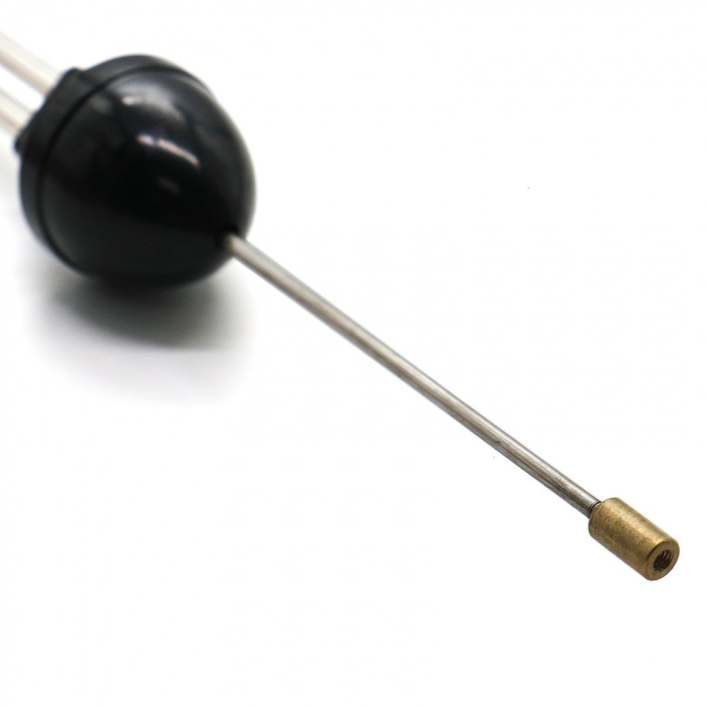 Black Mechanical Sonar Stethoscope Kit with Metal Probes for Engine Diagnostics