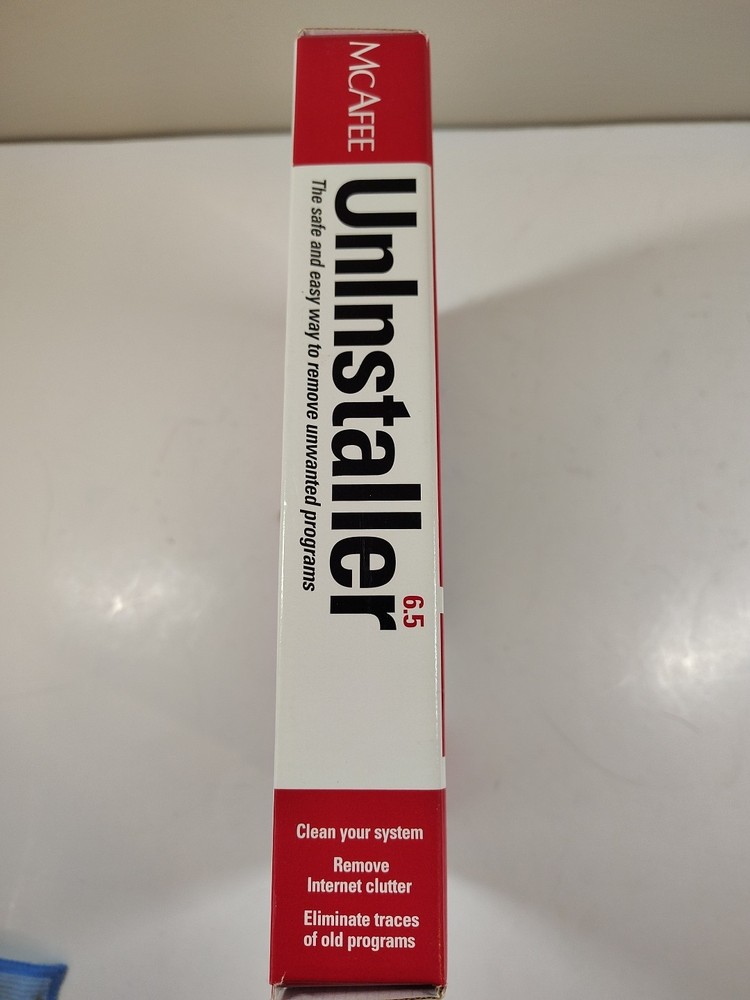 McAfee Uninstaller 6.5 (Rare)