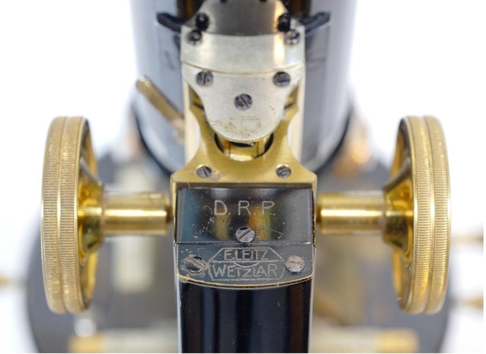 1923 Ernst Leitz AABM Research Microscope Binocular Monocular Apochromat Antique