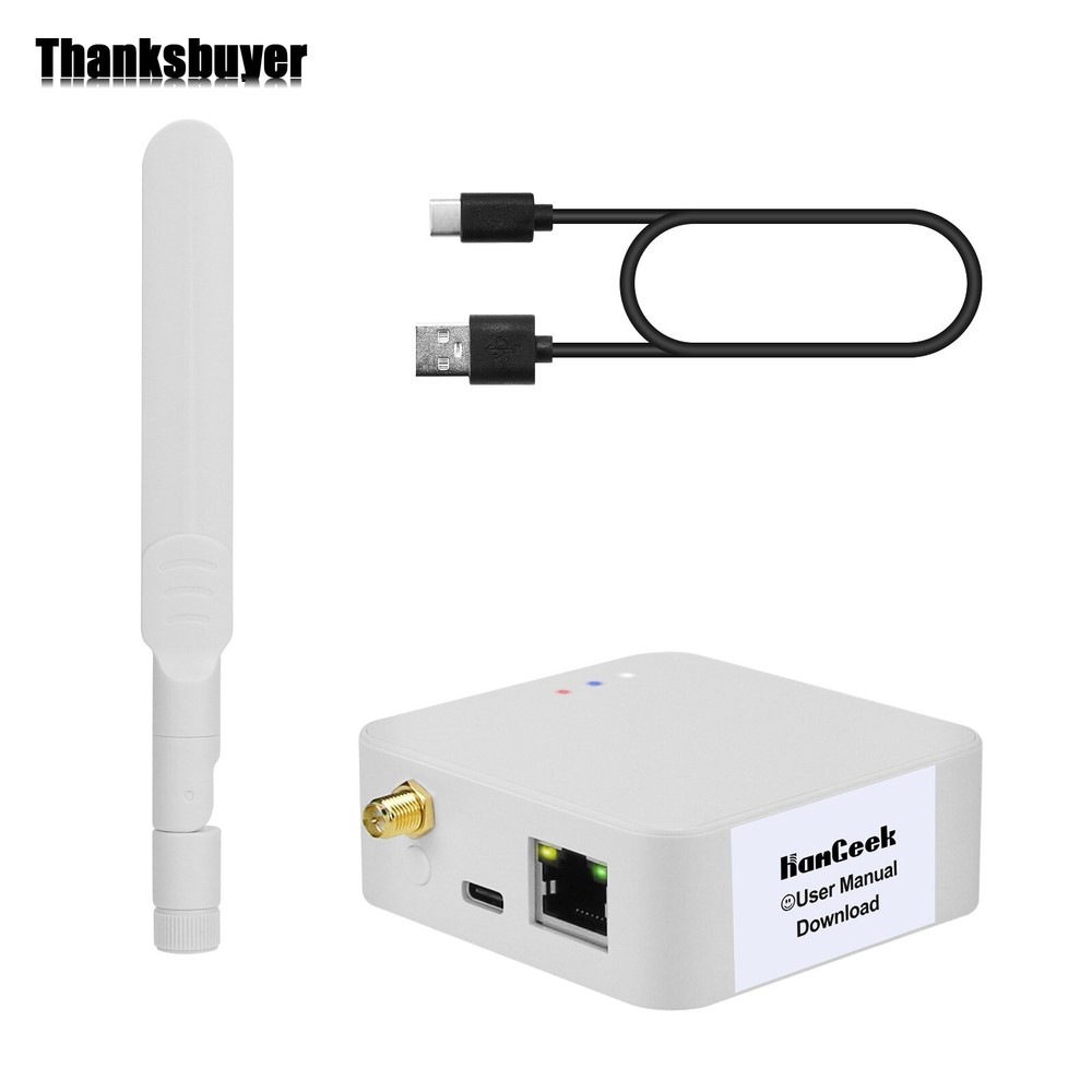 HamGeek HMG-01 Plus POE White Universal ZigBee Gateway ZigBee Coordinator USA