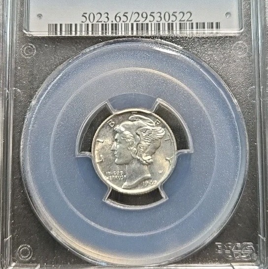 1940 Mercury Dime PCGS MS65 FB Silver