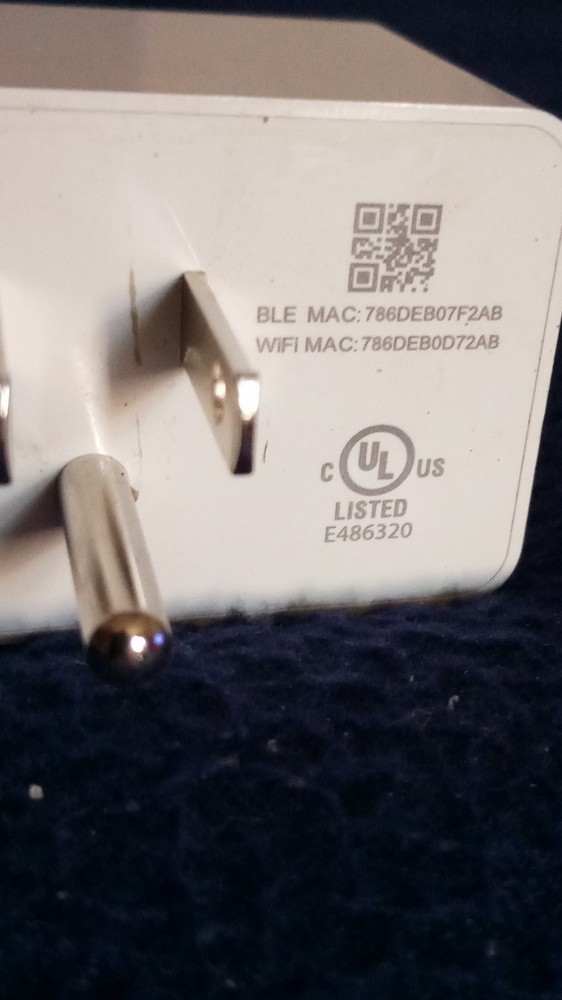 GE Smart Plug CPLGSTDBLW1 Wi-Fi Bluetooth Alexa Google Assistant US 15A