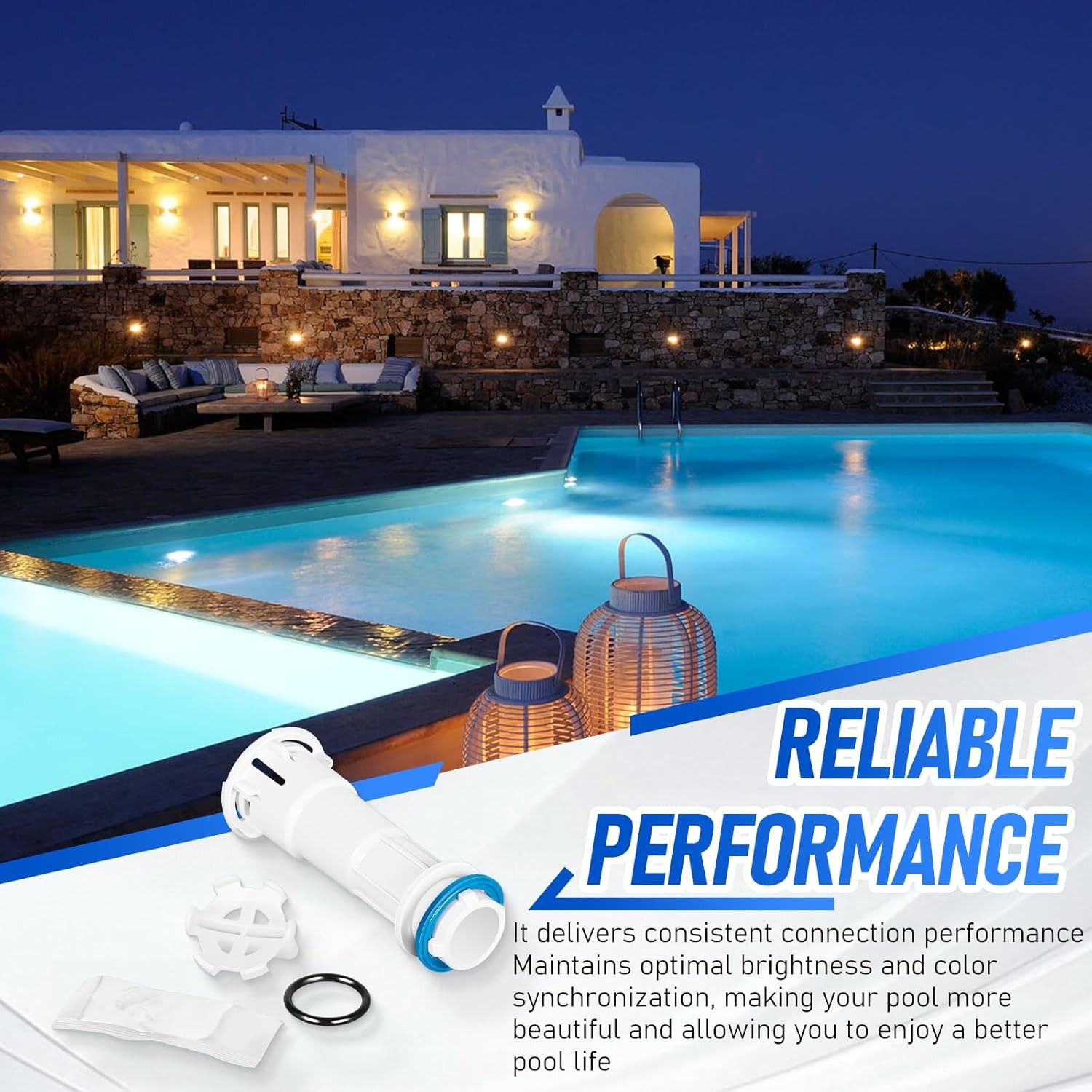 for Pentair 618040 MicroBrite Adapter for GloBrite Niche ColorVision Bubbler