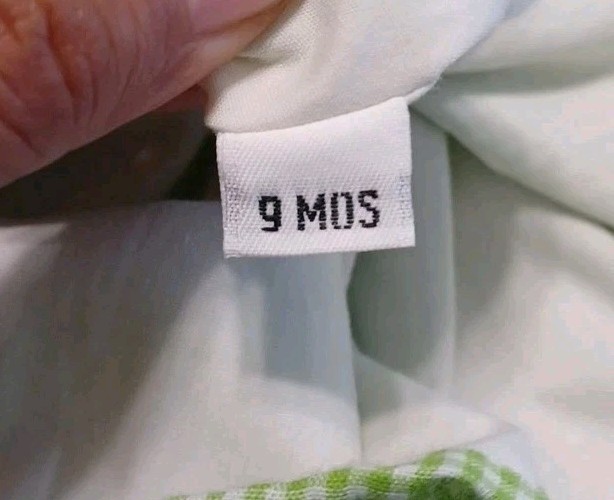 Vintage Baby Girl Dress Size 9 months Used As-Is