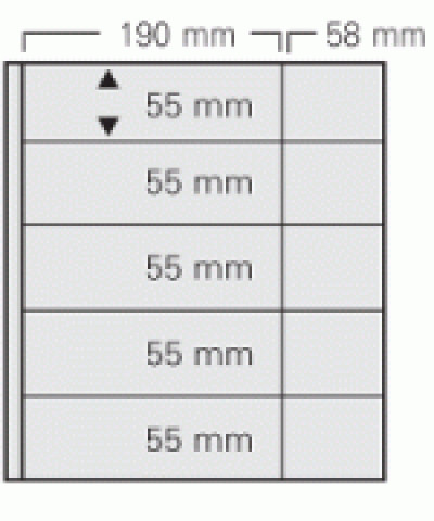 Transparent Garant Stock Page Per 5 For Booklets