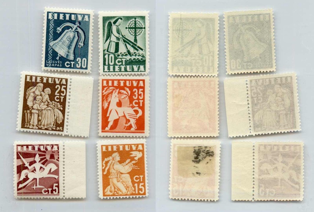 Lithuania 1940 SC 317-322 mint. rtc8268