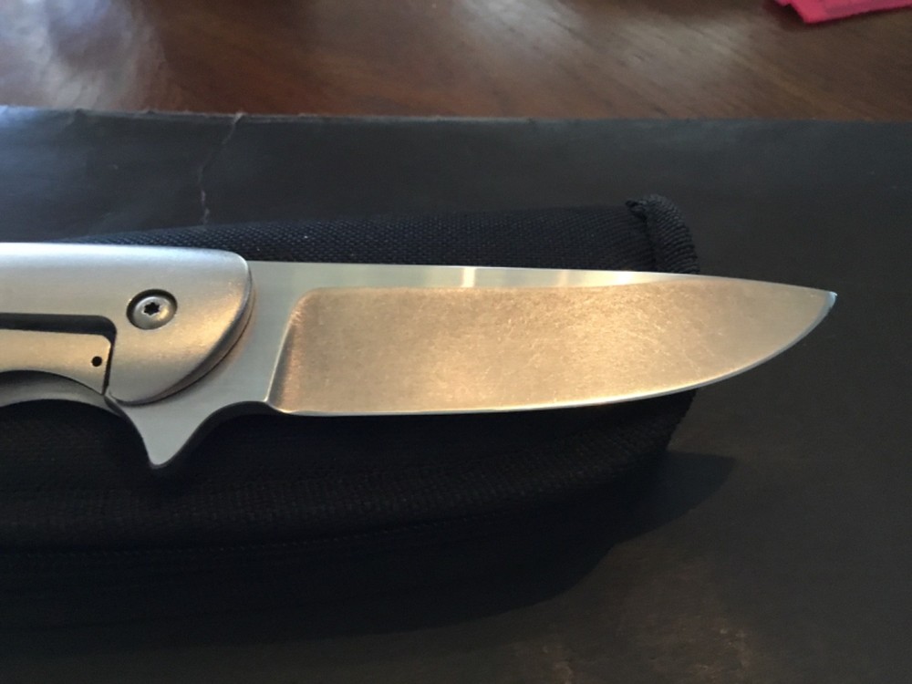 Custom Pat Hammond Ano Ti Flipper Folder Folding Knife