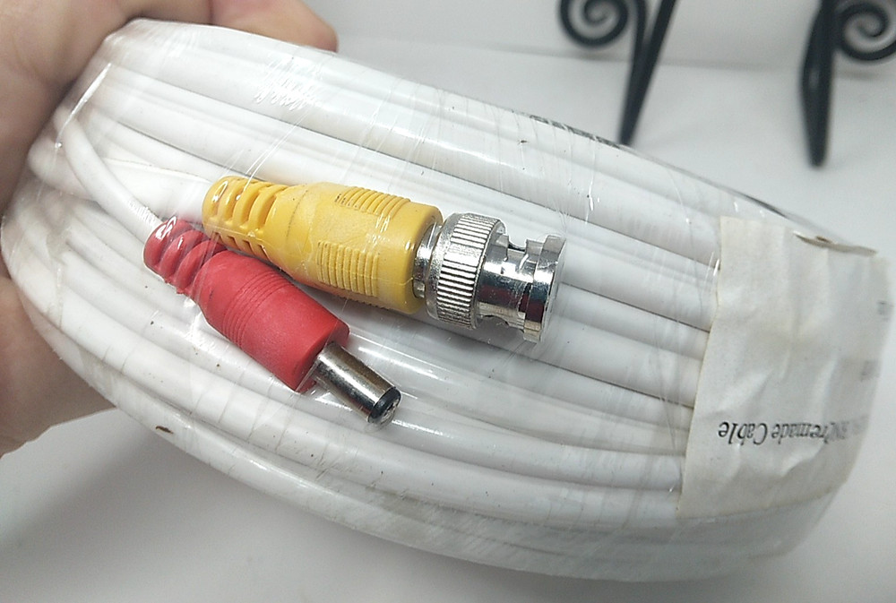 RG59/U BNC Premade Cable 100 ft-White