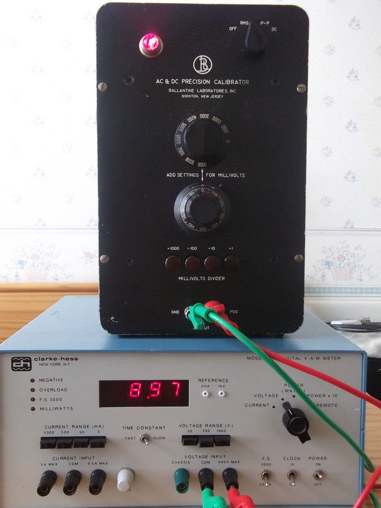 BALLANTINE 420 AC/DC PRECISION CALIBRATOR 0-10V