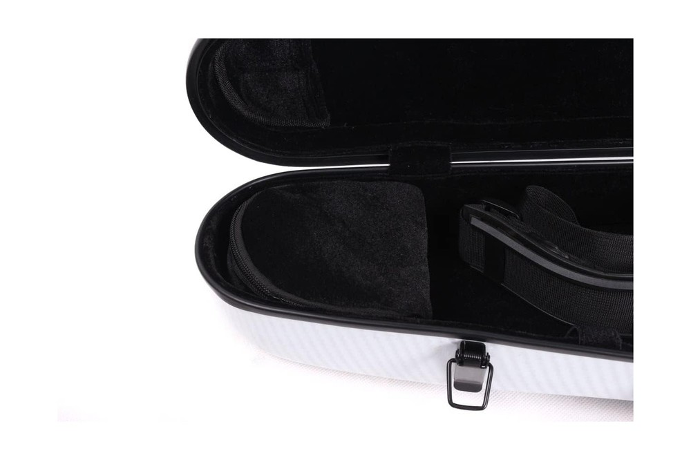 4/4 Violin Case hard shell Fiberglass Triangular Shape with Soft thick paddin...