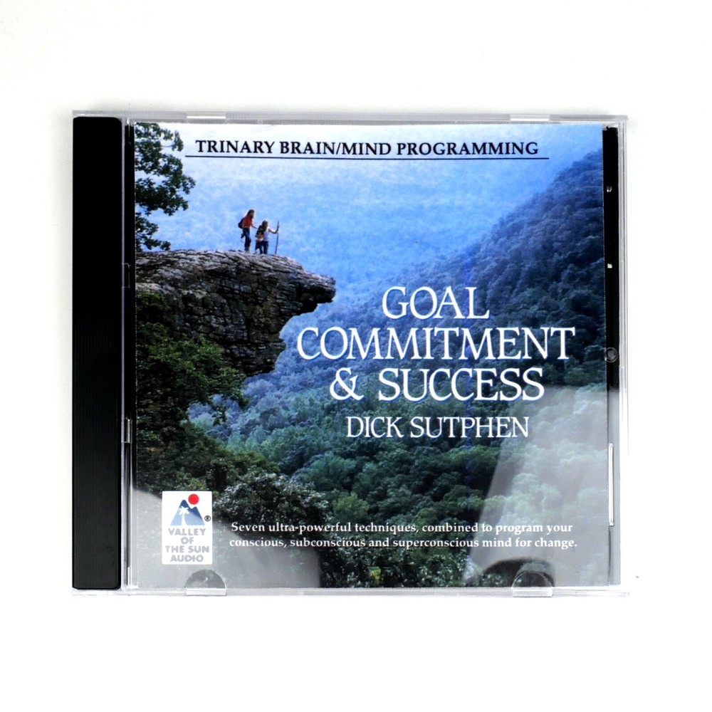 GOAL COMMITMENT and SUCCESS Self Hypnosis Guided Imagery DIck Sutphen audio CD