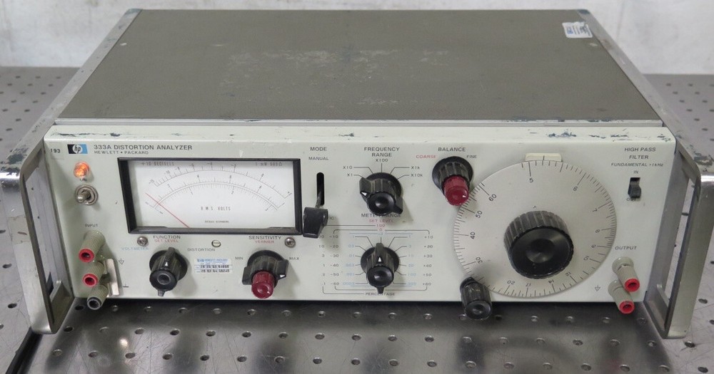 R198X60 HP 333A Distortion Analyzer