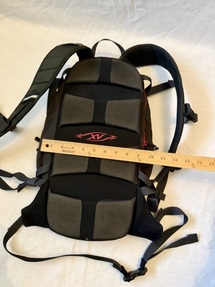 Camelbak M.U.L.E. Hydration Backpack Black/Red With Water Bladder 70oz.