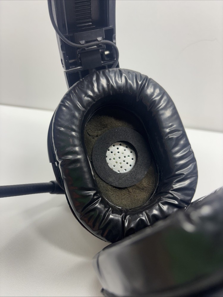 Echelon Telex Aviation Headset Dual Plug Tested Working