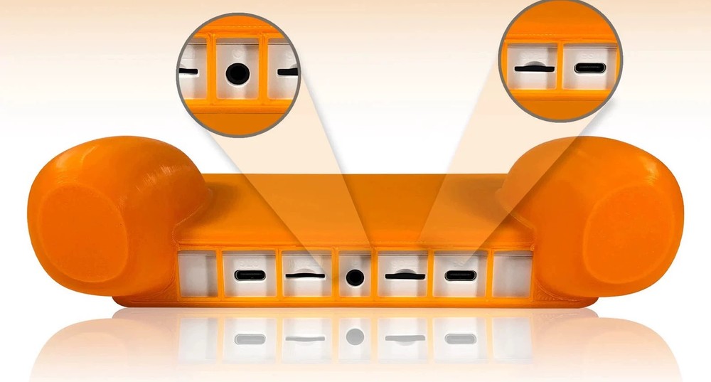 3D Printed Handhold Controller Grip Stand Handle Protector For Powkiddy RGB30