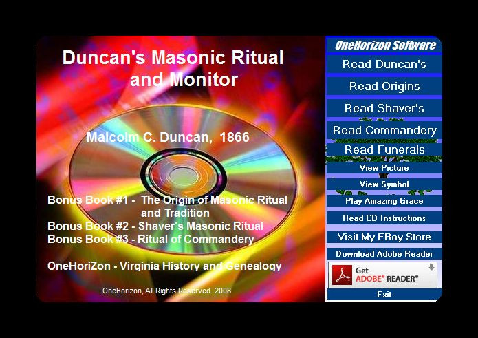 Duncan's Masonic Ritual