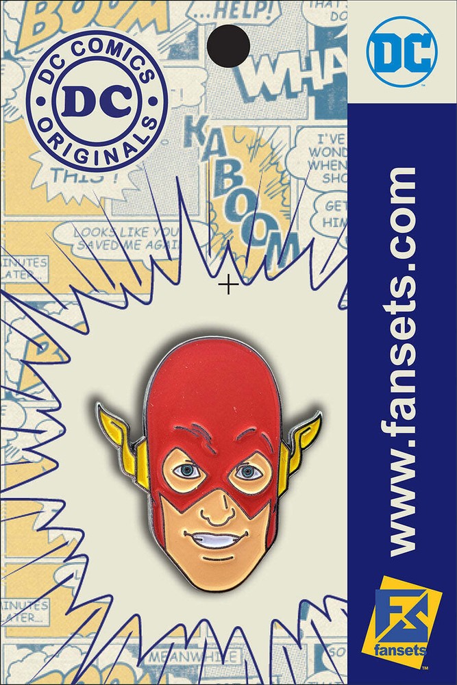 DC Comics Classic The Flash Hero Head Licensed Fansets Pin