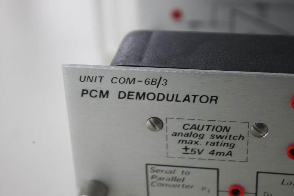 DEGEM SYSTEMS UNITCOM 6B PCM MODULATOR DEMODULATOR OUT PUT CIRCUITS