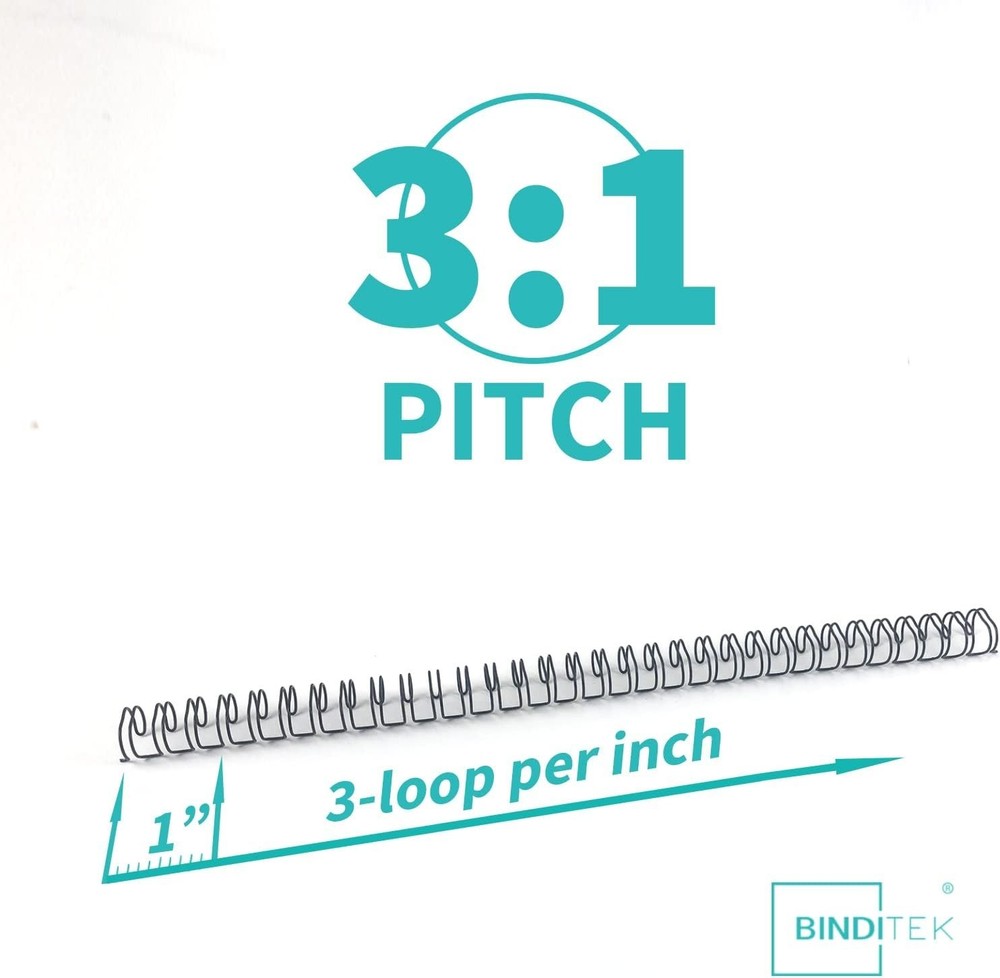Double Loop Binding Spines 100-Pack, 9/16 Inch for Office Organization