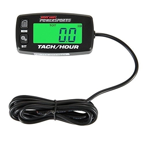 Digital Tach Tachometer Hour Meter - Waterproof