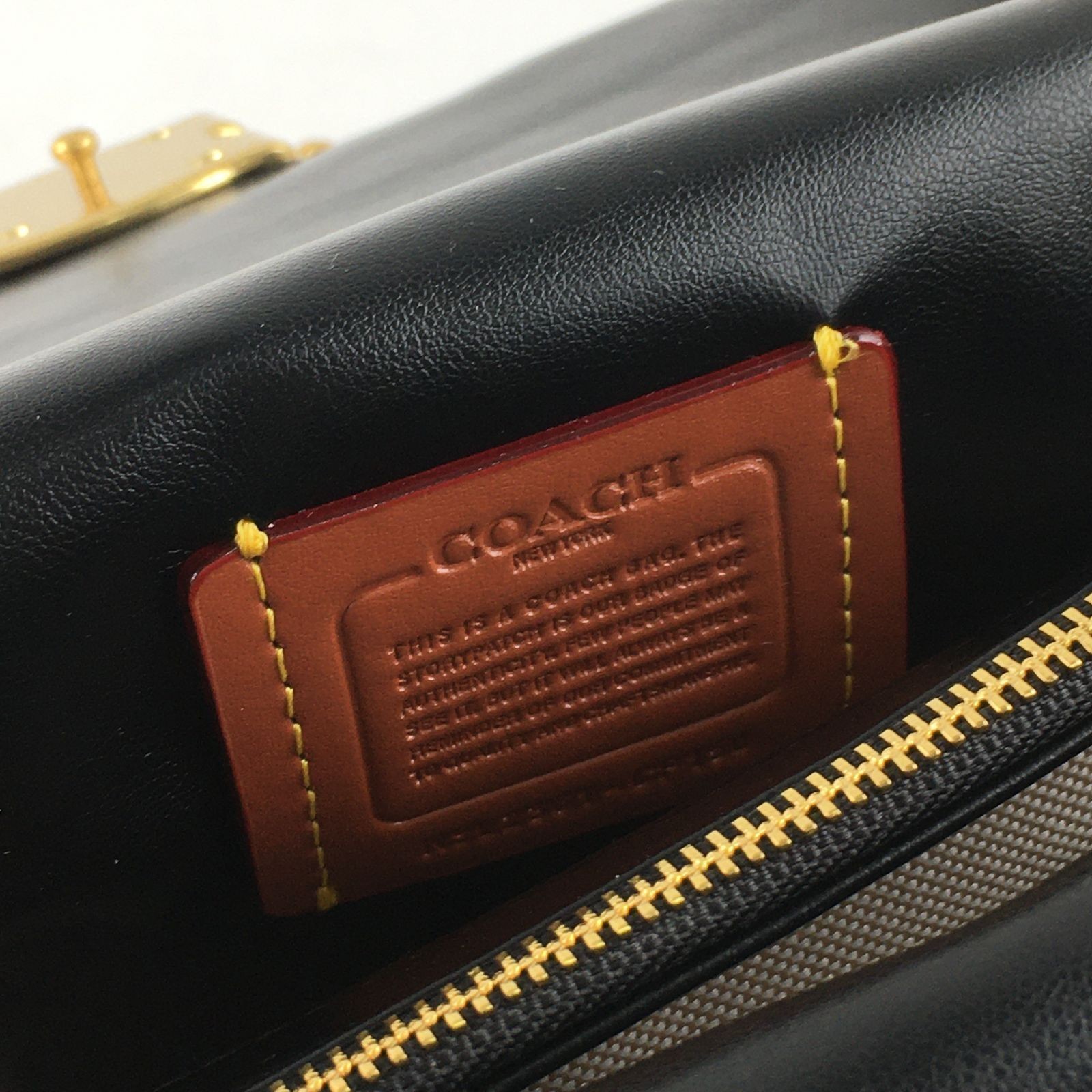 COACH Tabby Shoulder Bag 26 Quilted CP150 Black Nappa Leather Outlet New