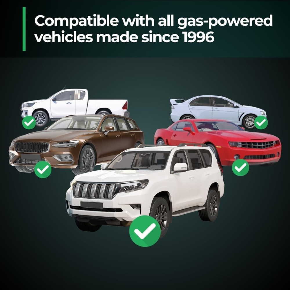 FIXD Bluetooth OBD2 Scanner for Car - Code Readers & Scan Tools for...