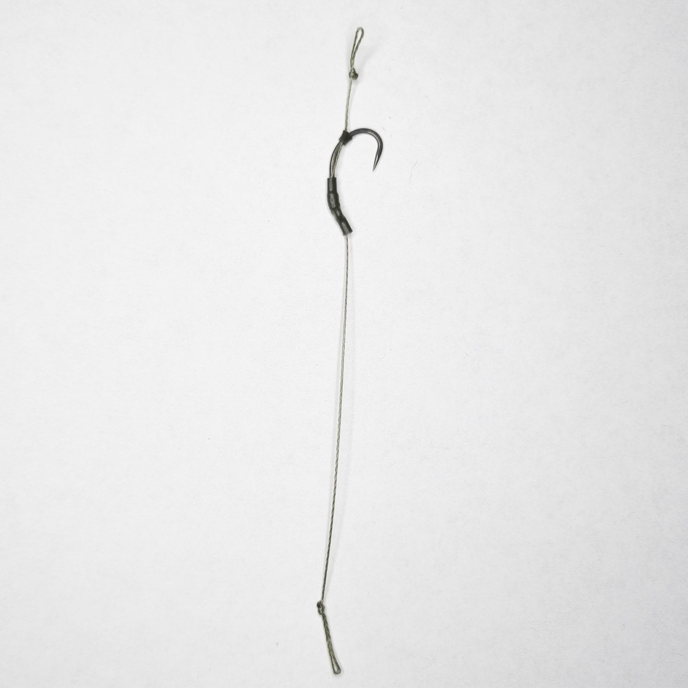 Solid PVA Bag Carp Rigs - 10 Pack! 7 Variants! (Sizes: 4, 6 or 8)