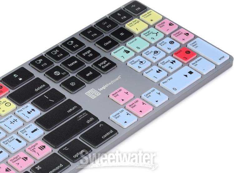 LogicKeyboard TITAN Wireless Backlit Keyboard for Avid Pro Tools - Mac