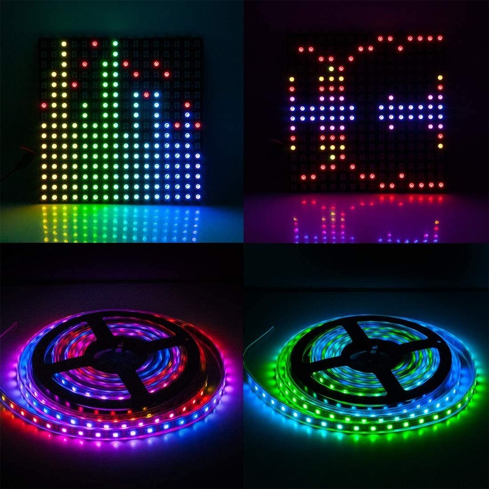 WS2812B WS2811 LED Strip Light Mini LED RF WiFi Bluetooth Music Pixel Controller