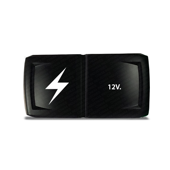 CH4X4 Marine Rocker Switch V2 12 V. Symbol