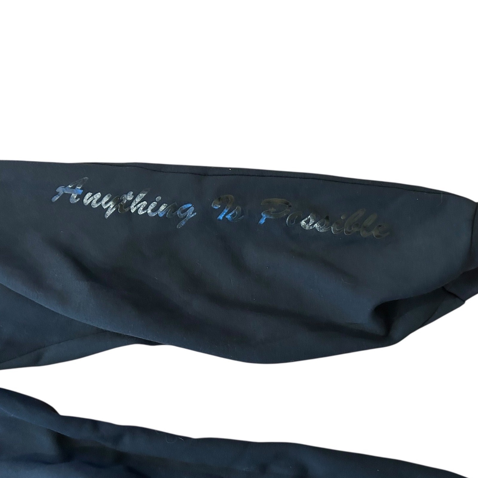 Disney X LI-NING Mickey Mouse Track Pants Black Bottoms Joggers XXL fits XL