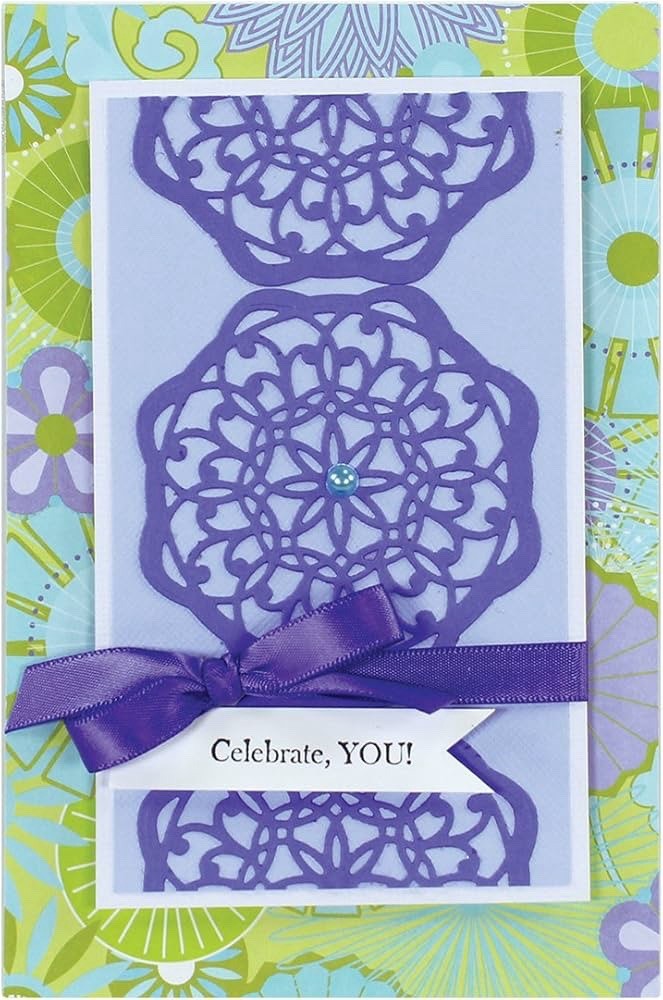 Spellbinders S2-020 Shapeabilities Die D-Lites Medallion Five etched die set.