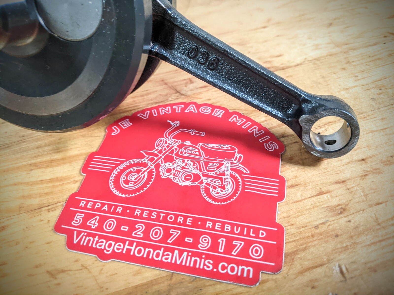 Crankshaft - New - 6v 4-Speed Taper - Honda CT70H SL70 XL70 CL70 ATC70