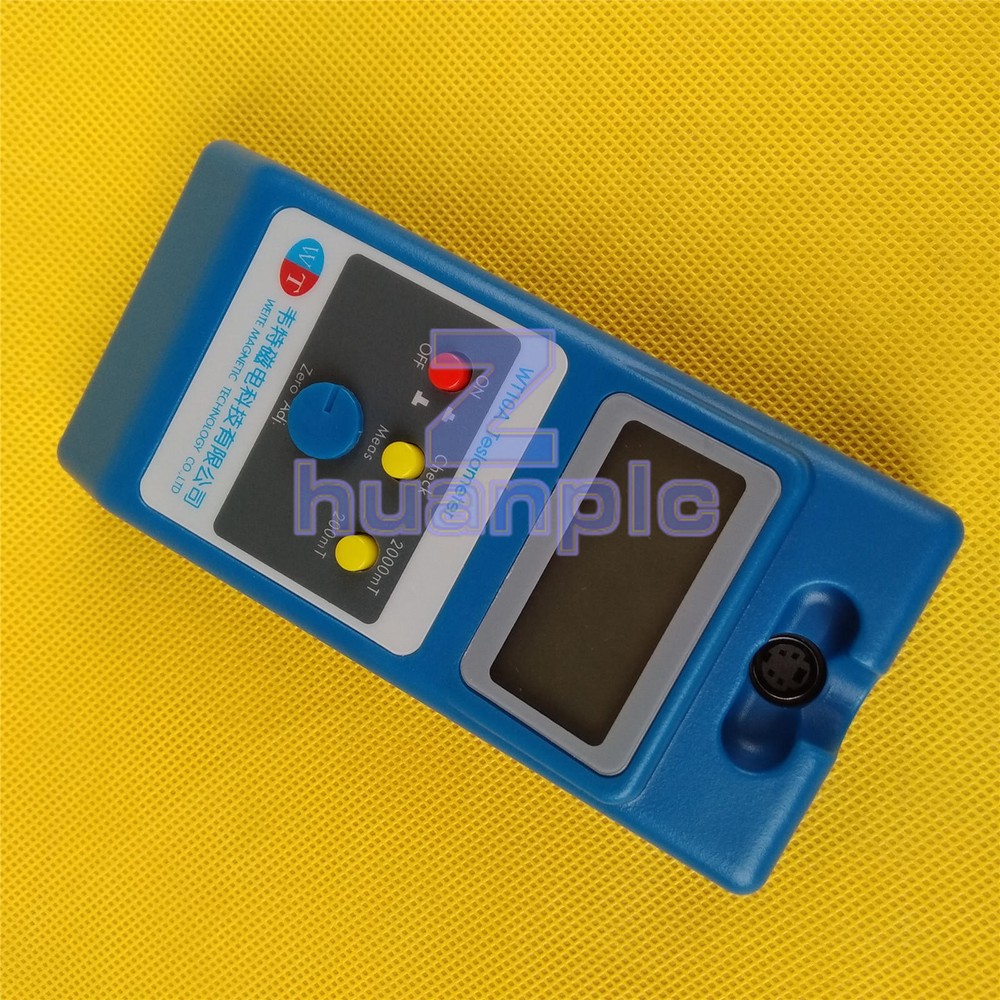 1PC WT10A LCD Tesla Meter Gaussmeter Surface Magnetic Field Tester+Ns Function