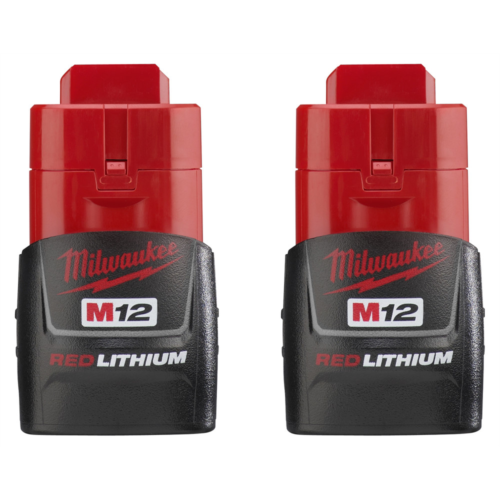 Milwaukee Tool M12 REDLITHIUM Compact Battery Two Pack