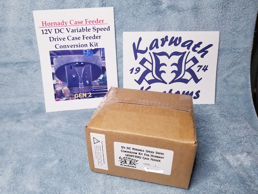 Hornady LNL Case Feeder 12v Variable Speed Drive Conversion Kit. Gen 2