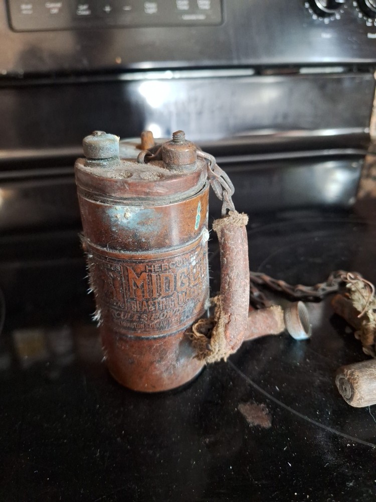 Vintage Hercules Midget Detonator Mining Blaster