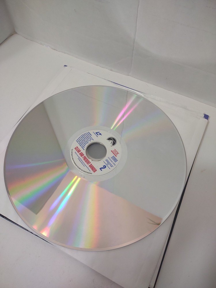 Clear and Present Danger (Laserdisc, 1995, Widescreen Edition) Harrison Ford