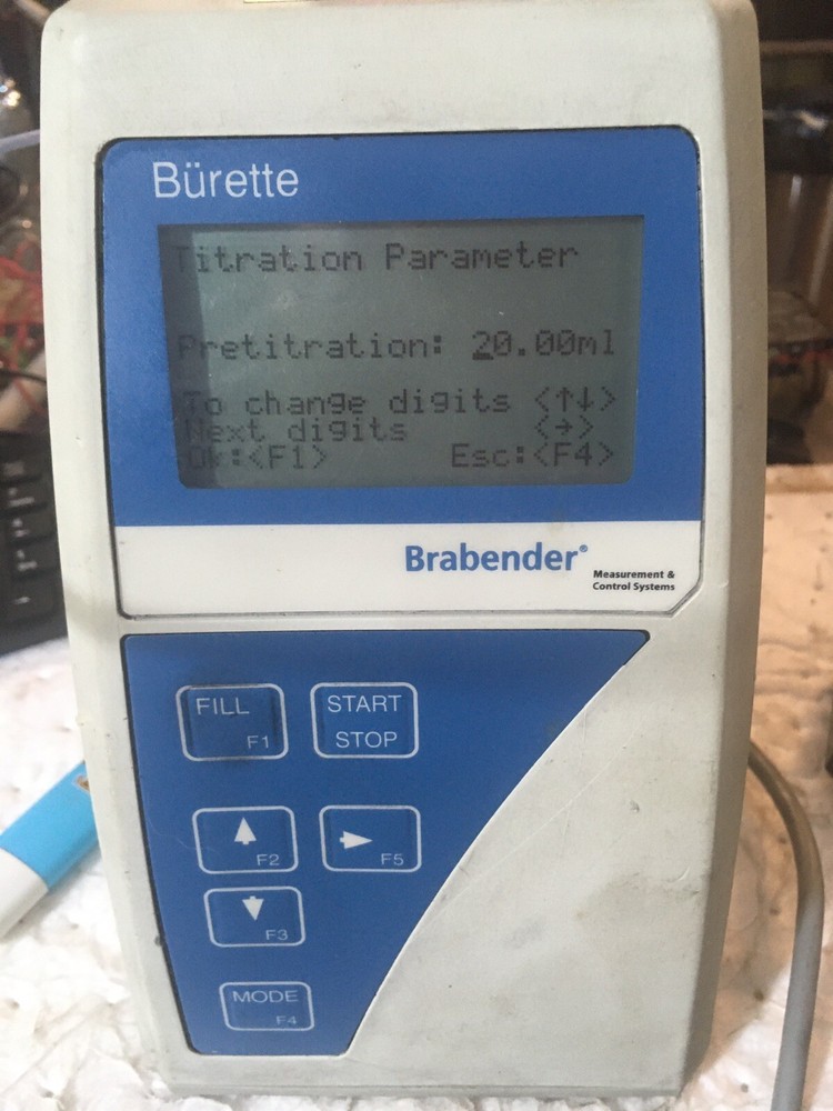 BRABE NDER UNIVERSAL BURETTE  50ML used