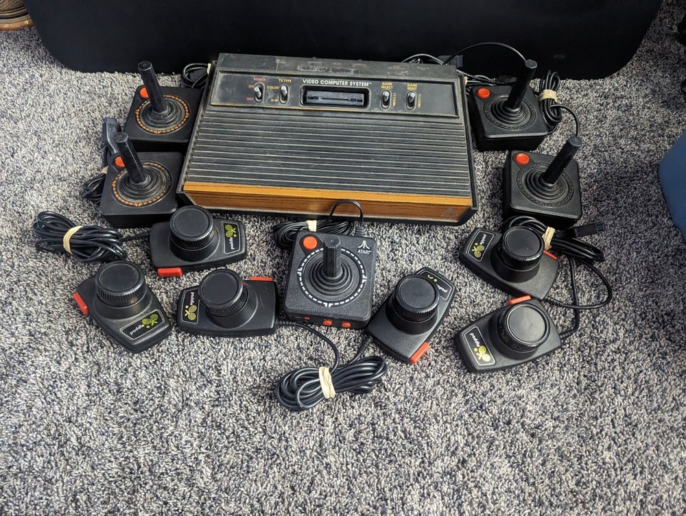 Atari Console with Controllers CX-2600A Missing Power Cable